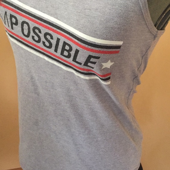 MuscleBox Razor Back Athletic Tee Gray - Picture 3 of 8